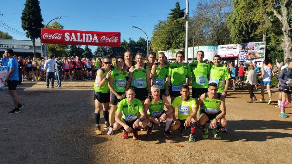 Gran actuación de los atletas de Pasito en la media maratón Badajoz-Elvas